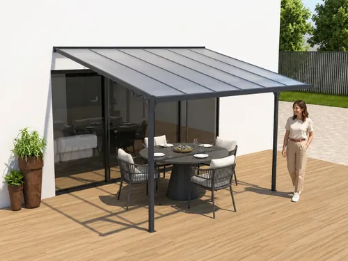 פרגולה אלומיניום דגם Garden Top -Bruce E 