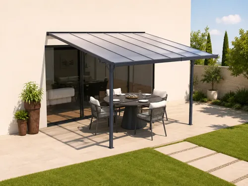 פרגולה אלומיניום דגם Garden Top -Bruce E 