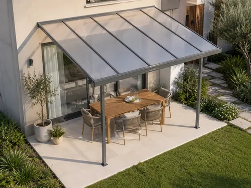 פרגולה אלומיניום דגם Garden Top -Bruce A