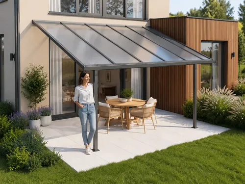 פרגולה אלומיניום דגם Garden Top -Bruce A