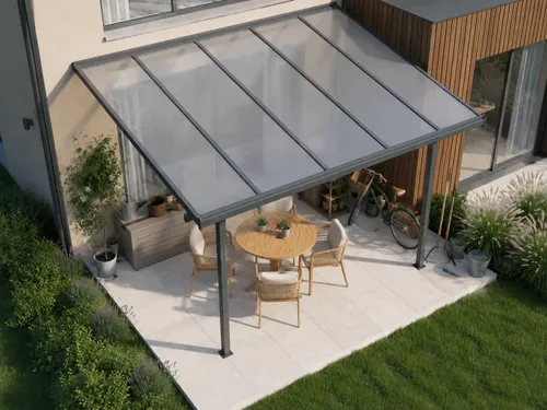 פרגולה אלומיניום דגם Garden Top -Bruce A