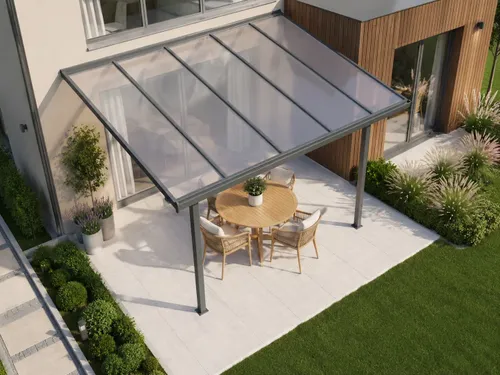 פרגולה אלומיניום דגם Garden Top -Bruce A