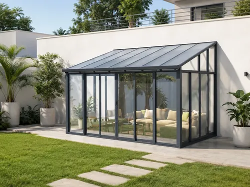 פרגולה אלומיניום סגורה דגם Garden Top - MANDY A