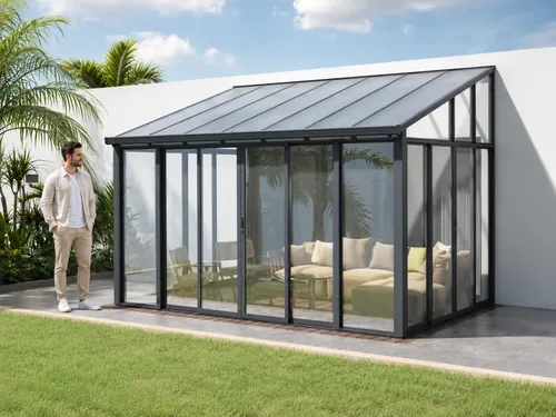 פרגולה אלומיניום סגורה דגם Garden Top - MANDY A