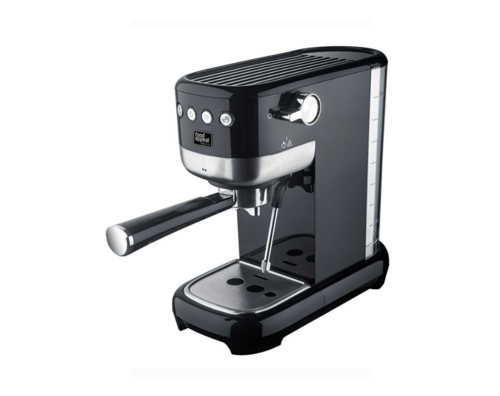 מכונת קפה אספרסו 2 ב-1 תואמת קפסולות Nespresso וקפה טחון מבית Food appeal בצבע שחור