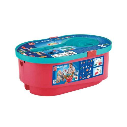 Hape סט בניית מסלולי גולות בדלי אחסון Hape