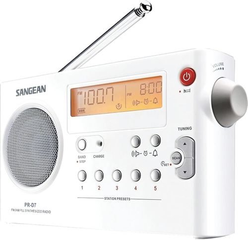 רדיו דיגיטלי SANGEAN PRD-7 לבן