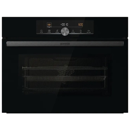 תנור בנוי משולב מיקרוגל - 50 ליטר Gorenje גורנייה BCM4547A10BG זכוכית שחורה