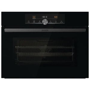 תנור בנוי משולב מיקרוגל - 50 ליטר Gorenje גורנייה BCM4547A10BG זכוכית שחורה