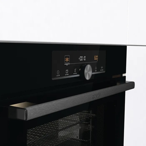 תנור בנוי משולב מיקרוגל - 50 ליטר Gorenje גורנייה BCM4547A10BG זכוכית שחורה