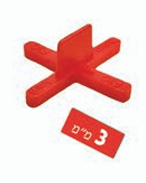 ספייסר צלב 3 ממ שליפה קלה - 250 יחידות