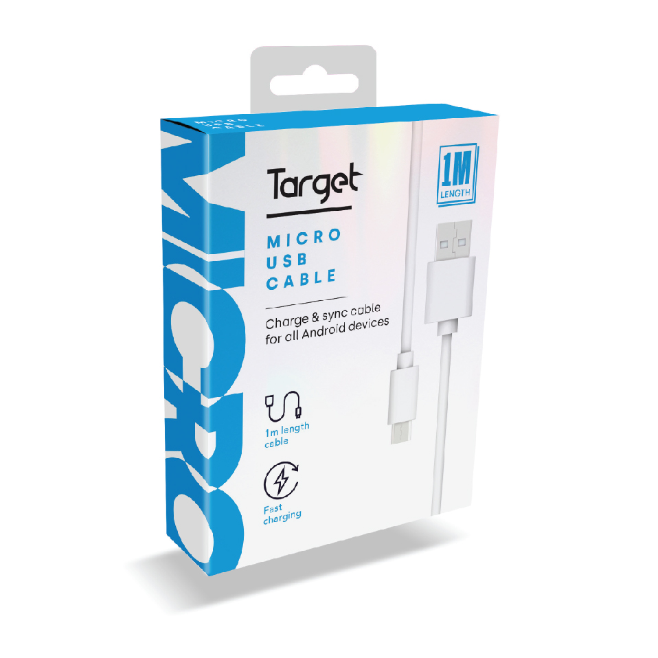 כבל טעינה וסנכרון Target Micro USB