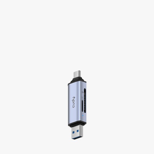 קורא כרטיסים CUDY 2-IN-1 Dual USB 3.0 SD/TF Card UH200