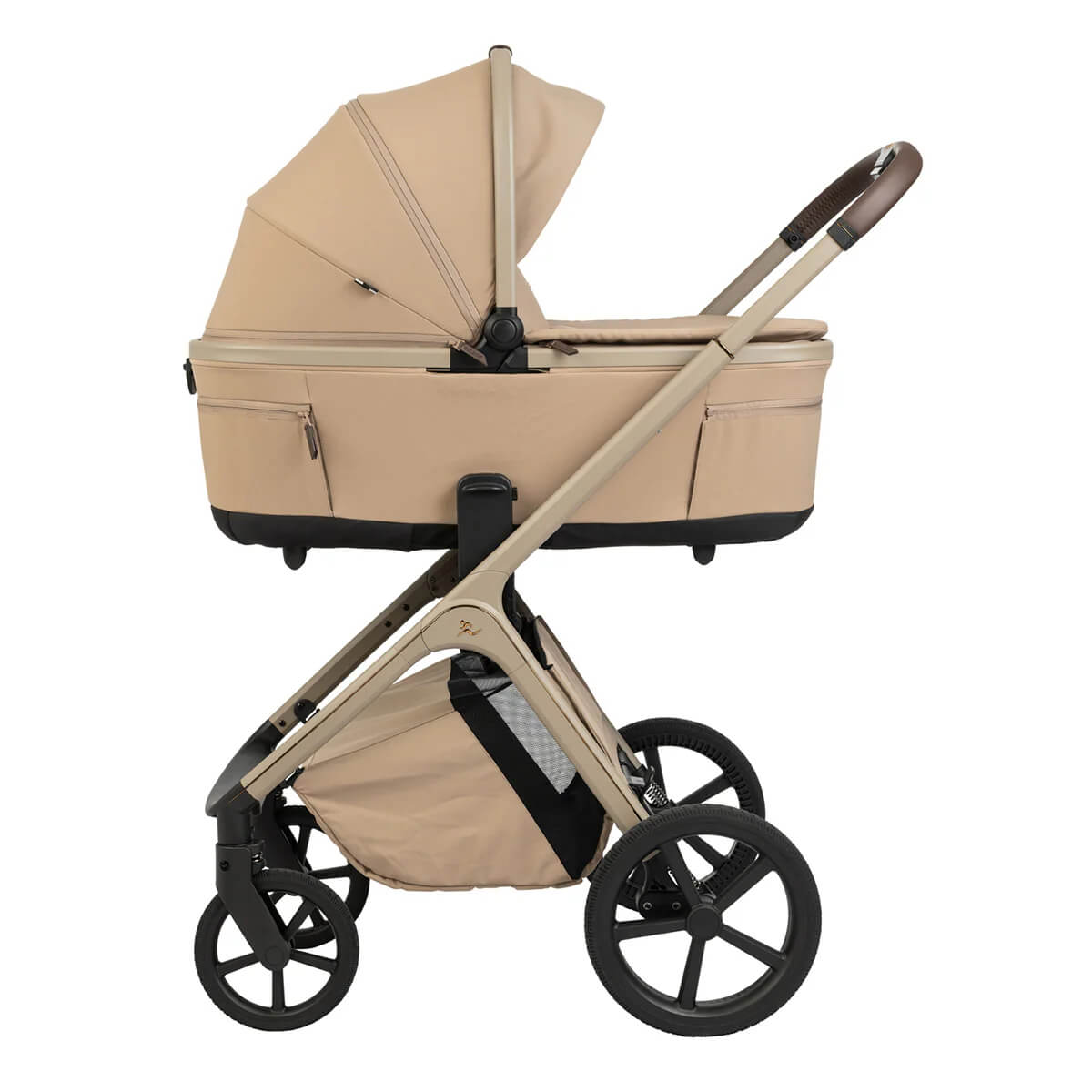עגלת תינוק עם אמבטיה, טיולון וסלקל Novo 2026 Design iCON מוקה Sportline