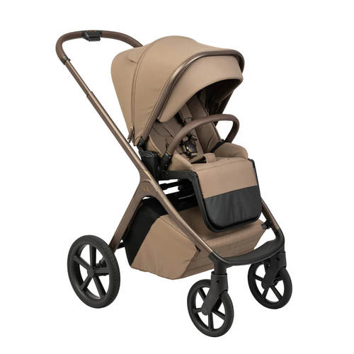 עגלת תינוק עם אמבטיה, טיולון וסלקל Novo 2026 Design iCON חום Sportline