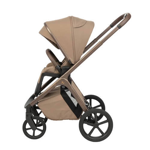 עגלת תינוק עם אמבטיה, טיולון וסלקל Novo 2026 Design iCON חום Sportline