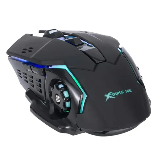 עכבר גיימינג אלחוטי XtrikeMe GW-601 בעיצוב ארגונומי ותאורת לד