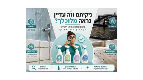 ניקיתם וזה עדיין נראה מלוכלך? השיטה שמזהה קודם את סוג הלכלוך ורק אחר כך בוחרת חומר ניקוי