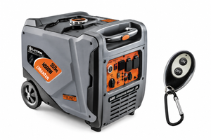 גנרטור מושתק אינוורטר 5500 w הנעה חשמלית וידנית כולל שלט אלחוטי 101000-019 HUNTER