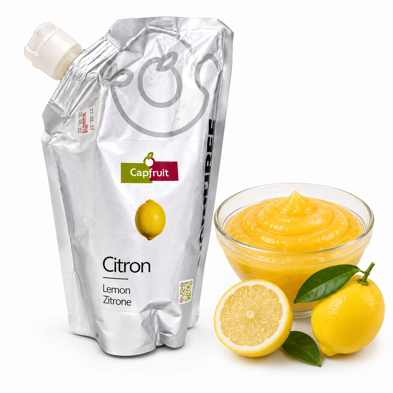 מחית לימון מפוסטרת 1 קילו CAPFRUIT