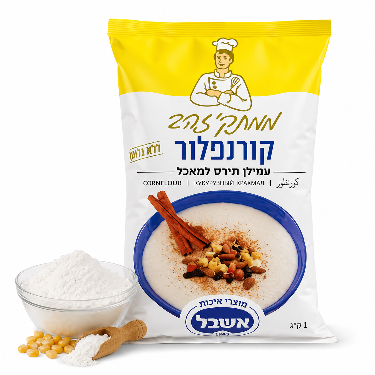 קורנפלור 1 קילו ממתקי זהב