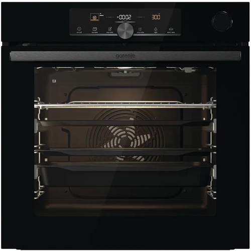 תנור בנוי פירוליטי - 77 ליטר Gorenje גורנייה OPS84BG זכוכית שחורה
