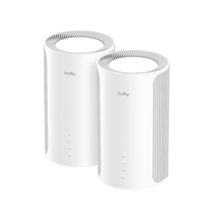 מערכת Mesh אלחוטית Cudy M11000 BE11000 Tri-Band Wi-Fi 7 עם חיבורי 2.5GbE