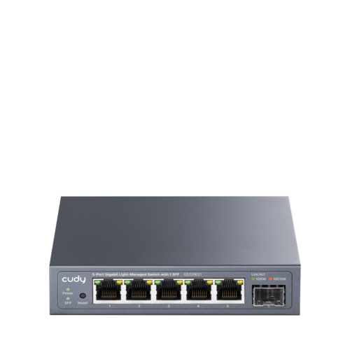 מתג 5-Port Gigabit Easy-Managed Switch with 1 SFP