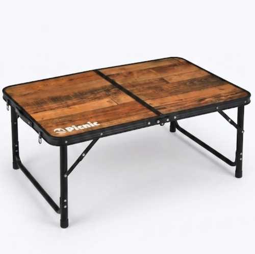 שולחן פיקניק מתקפל מחוזק | בגימור עץ | Woodlook Picnic Table