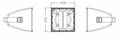 רמקול התקנה Line Array 15 אינץ' LT215L