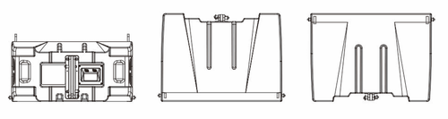 סאבוופר עמיד במים 2×12 אינץ' 12