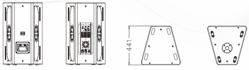רמקול הופעה 2×12 אינץ' 2×12 אינץ' TH312