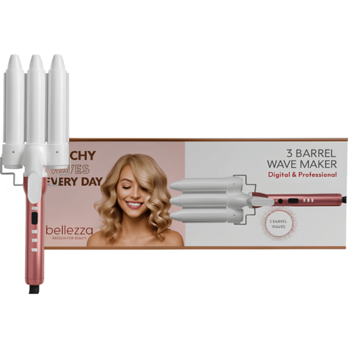 מסלסל גלים מקצועי | Bellezza Professional Triple Waver