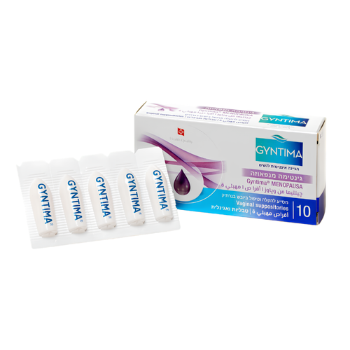 גינטימה מנופאוזה 10 טבליות ואגינליות | Gyntima Menopausa