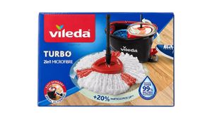 סט טורבו דלי הפלא Vileda Turbo 2in1 – מגב מיקרופייבר עם דוושה