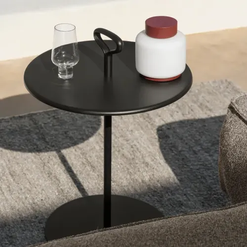 שולחן צד-מגש שחור לגינה   PORTER- Back Garden side table 
