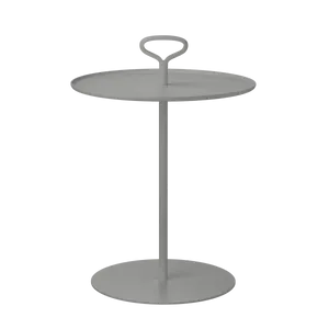 שולחן צד-מגש אפור גרניט לגינה   PORTER- Granite Grey Garden side table 