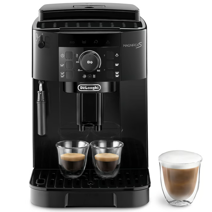 מכונת קפה אספרסו אוטומטית Delonghi ECAM12.121.B Magnifica - צבע שחור