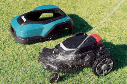 מכסחת דשא רובוטית נטענת Makita RM350D 18V – לכיסוח אוטונומי מושלם