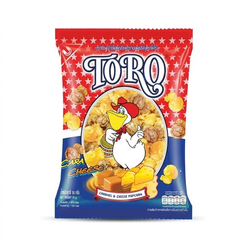 TORO - חטיף פופקורן בטעם גבינה 55 גרם 