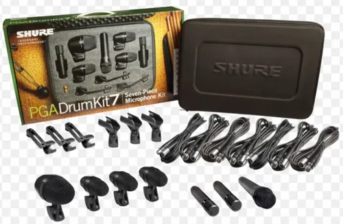 סט 6 מקרופונים לתופים  SHURE PGADRUMKIT7