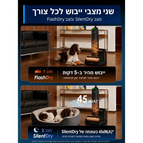 שואב שוטף אלחוטי Tineco Floor One Station S9 Artistברפאלי - refali.co.il