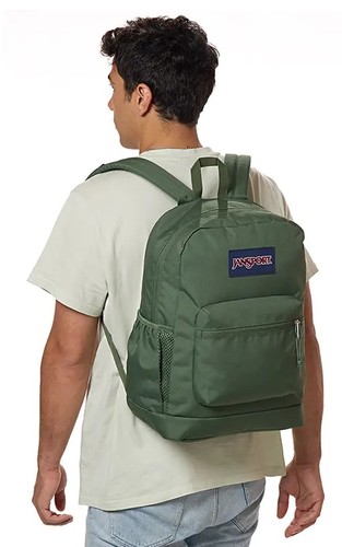 תיק גב ג'נספורט  JanSport Cross Town Plus | ירוק
