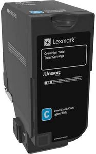 טונר ציאן/כחול מקורי 16K למדפסת Lexmark בסדרת CX725, לקסמרק