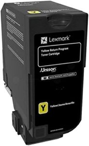 טונר צהוב מקורי 16K למדפסת Lexmark בסדרת CX725, לקסמרק