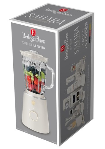 בלנדר זכוכית 1.5 ליטר Berlinger Haus BH9817 1000W