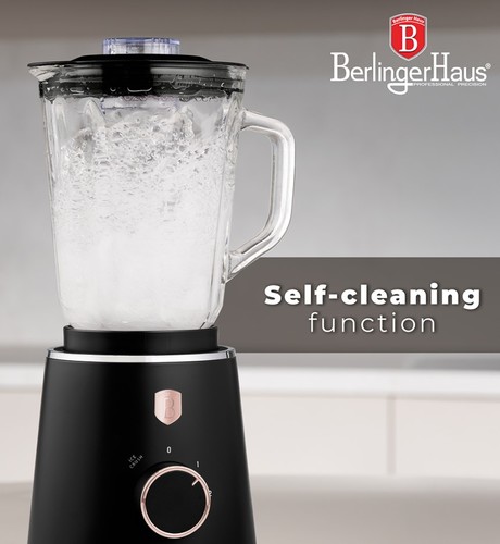 בלנדר זכוכית 1.5 ליטר Berlinger Haus BH9821 1000W