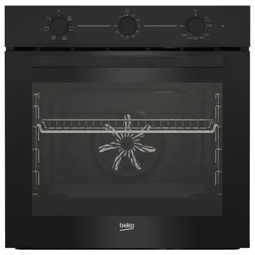 תנור בנוי מכני 72 ליטר דגם BBIE11100B בקו BEKO זכוכית שחורה