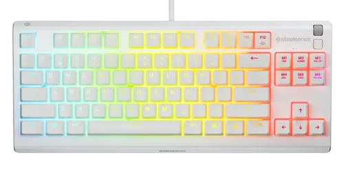 מקלדת גיימינג SteelSeries Apex 3 TKL White LED Gaming Keyboard