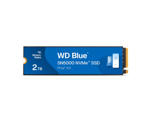 דיסק פנימי | WD Blue SN5000 | NVMe | SSD | 2TB | PCIe Gen4X4 2280